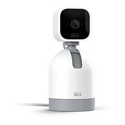 Blink Mini Pan-Tilt Camera | Rotating indoor plug-in smart security camera, two-way audio, HD vi