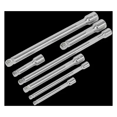 Wobble/Rigid Extension Bar Set 7pc 1/4", 3/8" & 1/2"Sq Drive