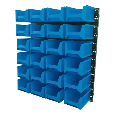 24 Bin Wall Storage Unit, Large Bins