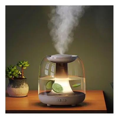 (Green) 1200ml Portable Air Humidifier Aroma Oil Diffuser USB Cool Mist Maker with LED Light 200