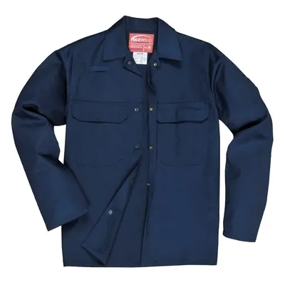 (4XL, Navy) Portwest Mens Bizweld Work Jacket