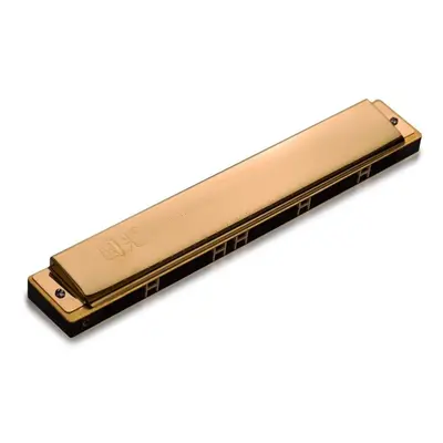 (Gold) Hole Wide Range Harmonica Key of C Tremolo Mouthorgan