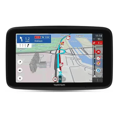 TomTom Truck Sat Nav GO Expert, Inch HD Screen, with Custom Large Vehicle Routing and POIs, Traf