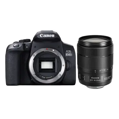 CANON EOS 850D Body Black + EF-S 18-135mm F3.5-5.6 IS USM Black (NANO)