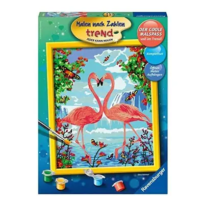 Ravensburger Flamingo Love Painting by Numbers x cm, Multi-Coloured