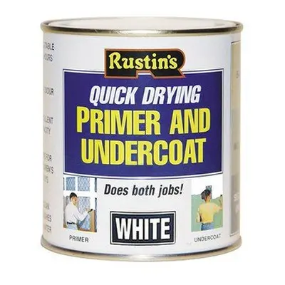 Rustins WHPU2500 Quick Dry Primer & Undercoat White 2.5 Litre