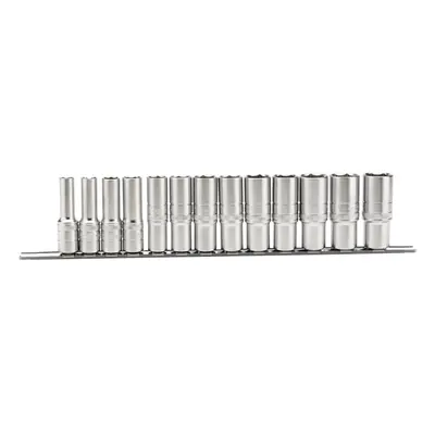 Imperial Deep Socket on a Metal Rail, 1/2"" Sq. Dr. (13 Piece)