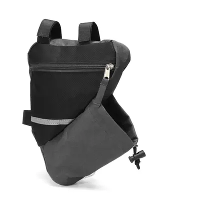 (Black) Bicycle Bag Rainproof Frame Bag Triangle Water Bottle Holder