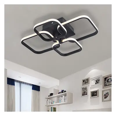 (Dimmable Light) Modern LED Ceiling Light Chandelier Lamp Living Room