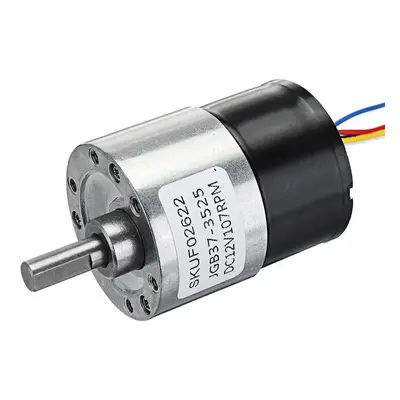 DC 12V Brushless Motor 107rpm Gear Reduction Motor 37MM Geared Motor