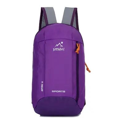 (Purple) 10L Waterproof Camping Hiking Bag Travel Rucksack Backpack Outdoor Foldable Bag