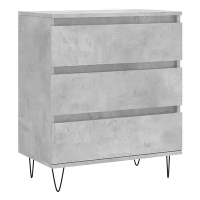 vidaXL Sideboard Storage Side Cabinet Cupboard Concrete Grey Engineered Wood