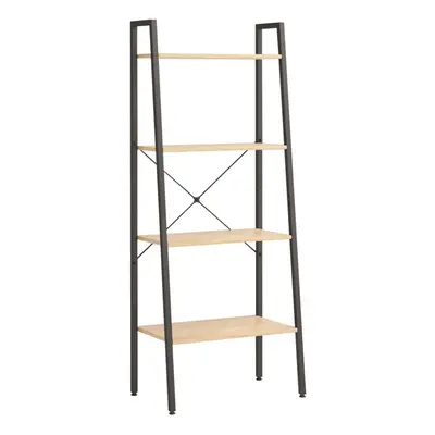 (Light brown and black, x x cm (W x D x H)) vidaXL Standing Shelf Storage Organiser Shelf Rack L