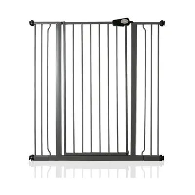 (Slate Grey, 100.8cm - 108.4cm) Safetots Extra Tall Pressure Fit Gate