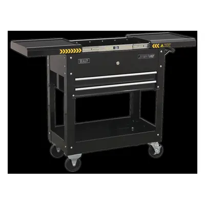 Mobile Tool & Parts Trolley - Black