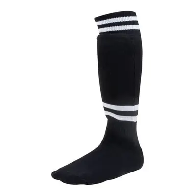 Champion Sports SL8B Youth Sock Style Soccer Shinguard, Black - Age