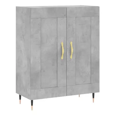 (concrete grey) vidaXL Sideboard Storage Cabinet Cupboard Side Cabinet Brown Oak Engineered Wood