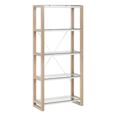 4 Tier Bookcase JENKS White