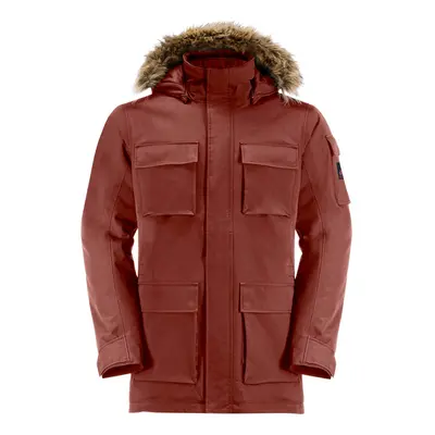 (L, Intense Rust) Jack Wolfskin Mens Glacier Canyon Waterproof Insulated Parka Jacket