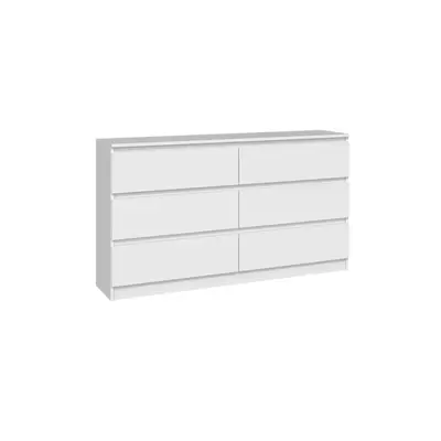 (White) Chest of drawers bedroom/living room 138x40x77