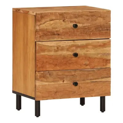 vidaXL Bedside Cabinet Nightstand Bed Side Table End Table Solid Wood Acacia