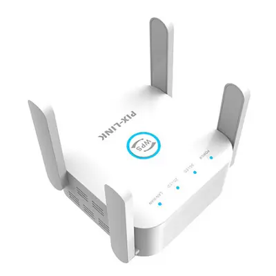 (White, EU Plug) 1200Mbps Wireless Wifi Repeater 2.4GHz & 5GHz Long Range Wi-Fi Repeater Router 