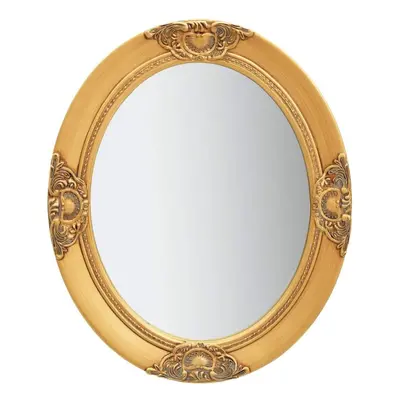 vidaXL Wall Mirror Baroque Style 50x60 cm Gold