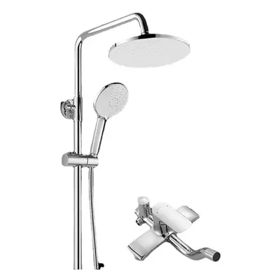 Shower System Bathroom Bathtub Shower Faucet Mixer Set Waterfall Chrome Rain Head