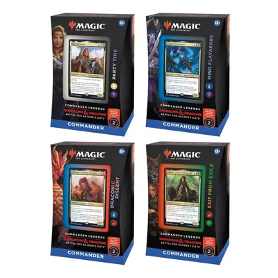 Magic: The gathering commander Legends: Battle for BaldurAs gate commander Deck Bundle - Include