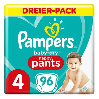 Pampers Baby-Dry Pants Nappies 4, Nappies, 9kg-15kg, 2.659 kg