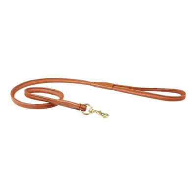 (One Size, Tan) Weatherbeeta Rolled Leather Dog Lead