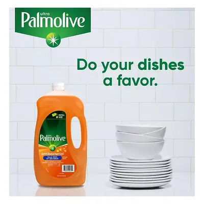 Palmolive Antibacterial Dishwashing Liquid Dish Soap, Orange fl.oz.