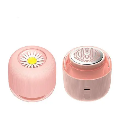 (Pink) Portable Electric Clothes Lint Remover USB Charging Fabric Shaver Hair Ball Trimmer