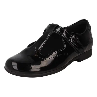 (Black, UK Infant) Boys Clarks School Shoes Scala Skye - F Fit