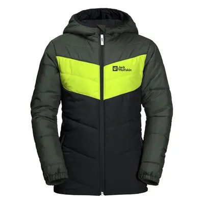 (3-4 Yrs, Phantom) Jack Wolfskin Kids Three Hills Windproof Water Repellent Winter Jacket Coat