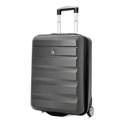 Aerolite 55x40x20cm Ryanair Priority Maximum Hard Shell Hand Cabin Luggage Suitcase 55x40x20 wit