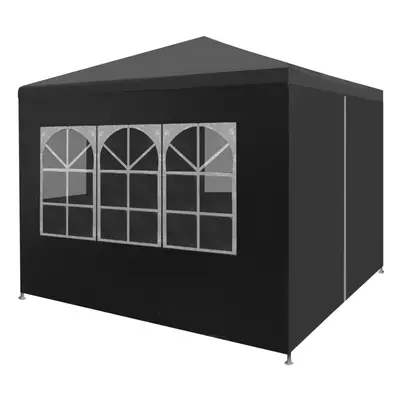 vidaXL Party Tent 3x3m Anthracite Outdoor Garden Gazebo Marquee Canopy Shelter