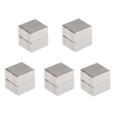 100pcs N50 20x10x2mm Block Neodymium Magnet Oblong Super Strong Rare Earth Magnets