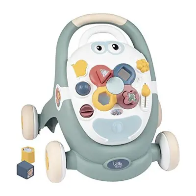 Little Smoby Baby Walker by Smoby ? Detachable Activity Play Board ? Baby?s First Doll Pushchair