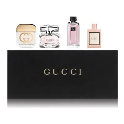 Gucci Pcs Mini Set For Women: Bamboo Ml Edp, Gorgeous Gardenia Ml Edt, Guilty Ml Edt, Bloom Ml E