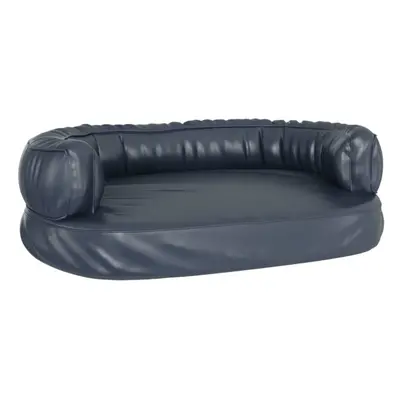 (dark blue, x cm) vidaXL Ergonomic Foam Dog Bed Faux Leather Pet Sofa Multi Colours Multi Sizes