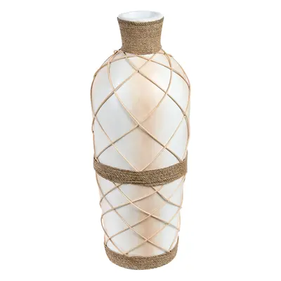 Decorative Vase ROKAN Ceramic Light Beige