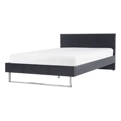 Bed Velvet BELLOU x cm (EU King Size) Dark Grey