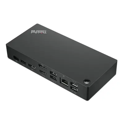 Lenovo ThinkPad Universal USB-C Dock - Docking station - USB-C - HDMI, x DP - GigE - Watt - for 