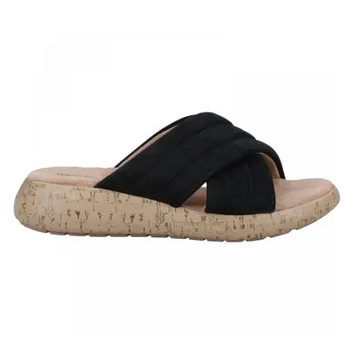 (7 (Adults')) Sarah | Black | Womens Slides