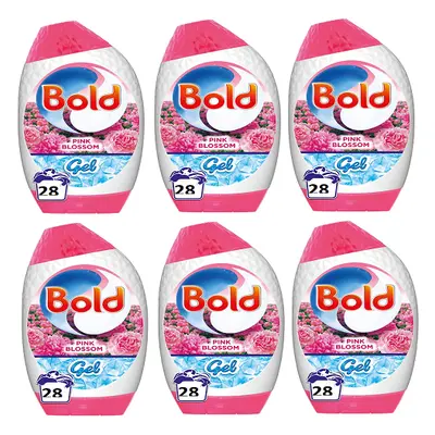 Bold pink Blossom Laundry Washing Gel Cold Wash wash 980ml (x6 Bottles)