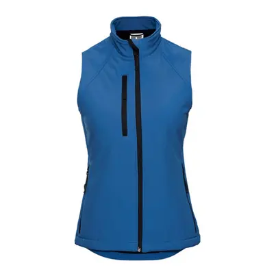 (18 UK, Azure) Russell Womens/Ladies Softshell Gilet