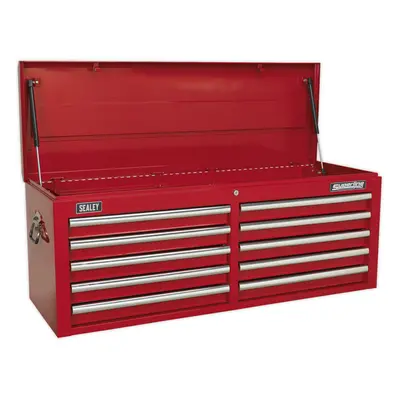 1265 x x 490mm RED Drawer Topchest Tool Chest Lockable Storage Cabinet