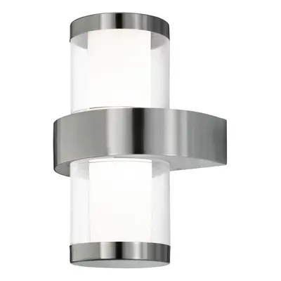 IP44 Outdoor Wall Light Stainless Steel & Glass 3.7W Built in LED Porch Lamp