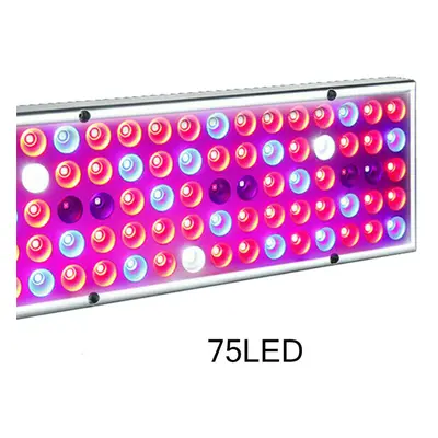 (UK Plug, 75LED) LED Grow Light Hydroponic Full Spectrum Indoor Plant Flower Growing Bloom Lamp 